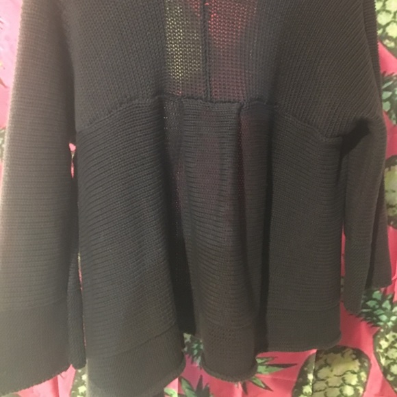 🍍Size L Empire Waist Cardigan Knit Sweater Grey - Picture 6 of 6